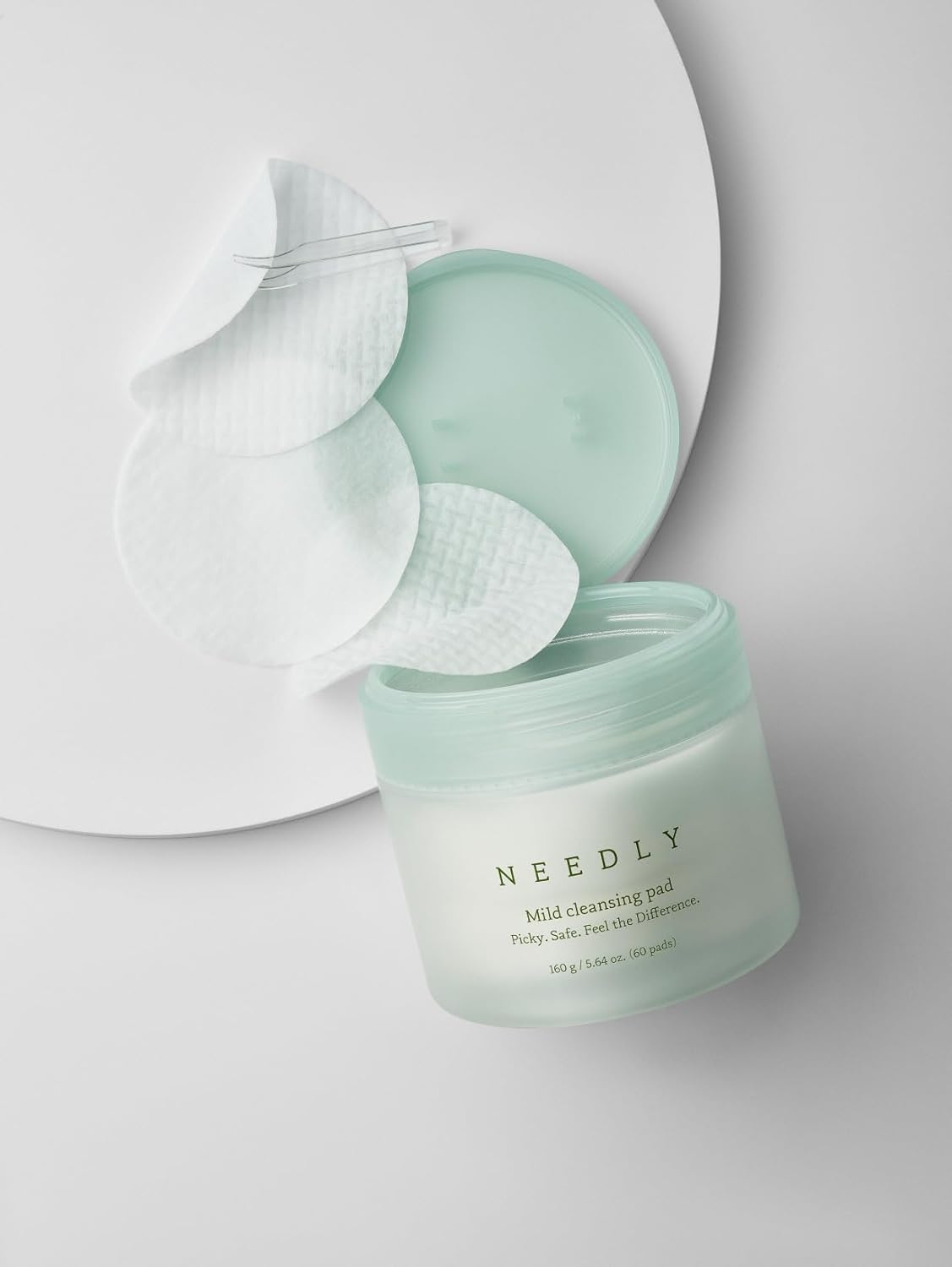 NEEDLY | Mild Cleansing Pad | Triple deep cleansing | One-step makeup remover | Barrier care cleanser for sensitive skin